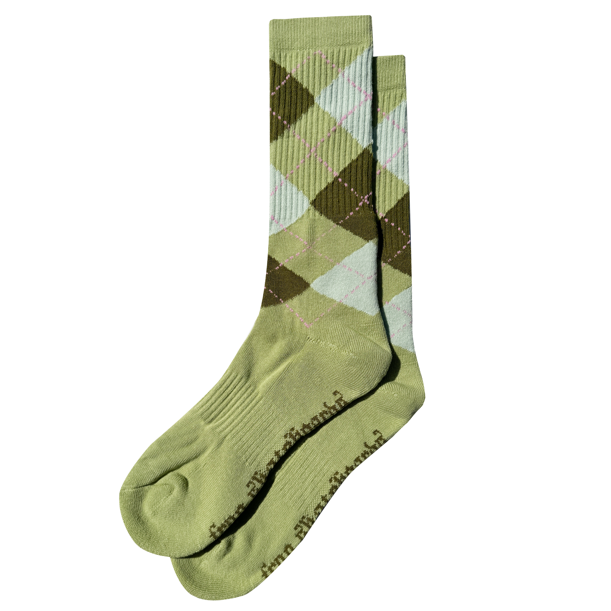 Frog Argyle Socks Green