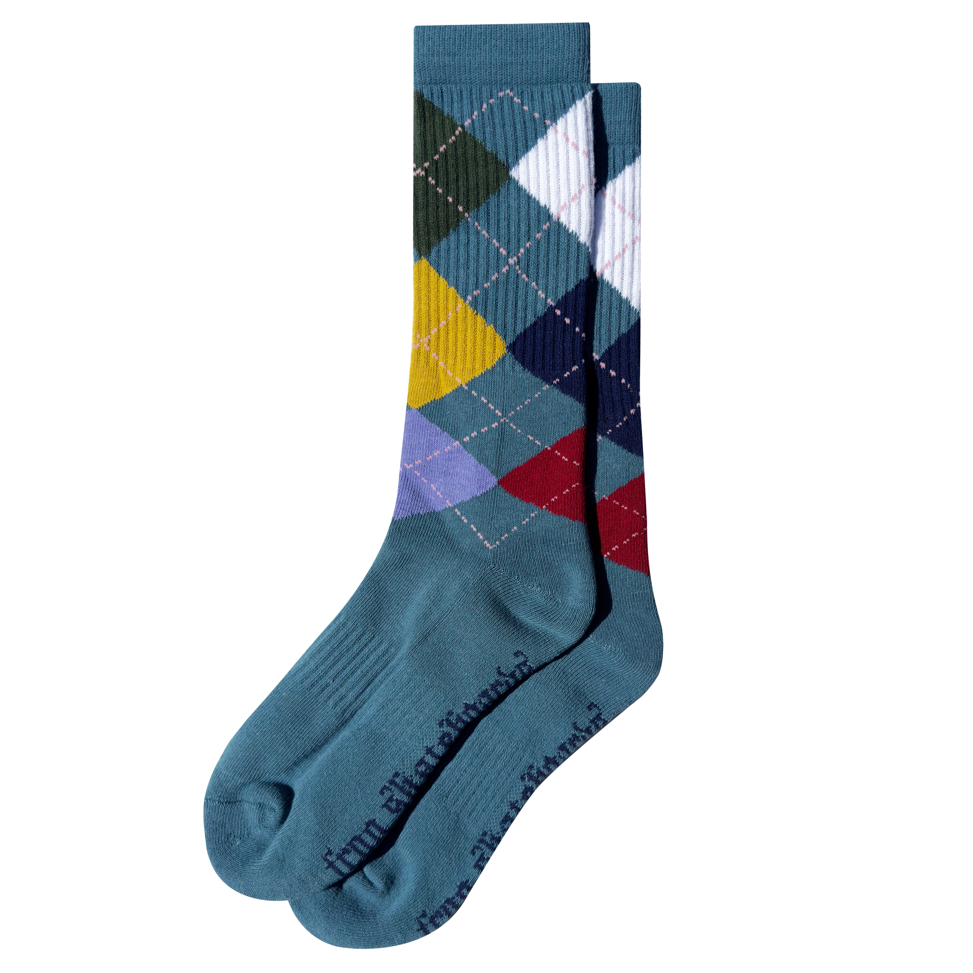 Frog Argyle Socks Teal