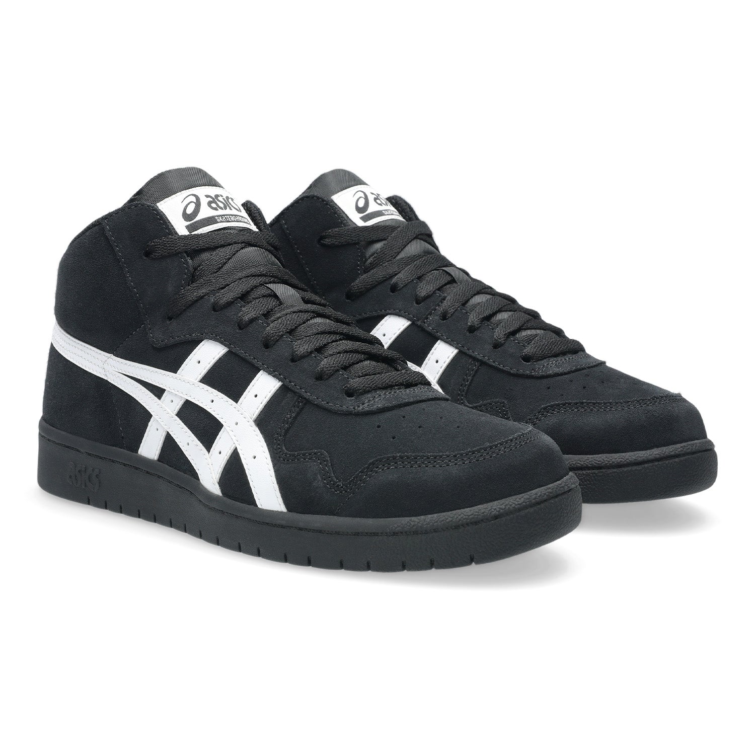Asics Japan Pro MT Mid Black/Black/Bright White - Orchard Skateshop