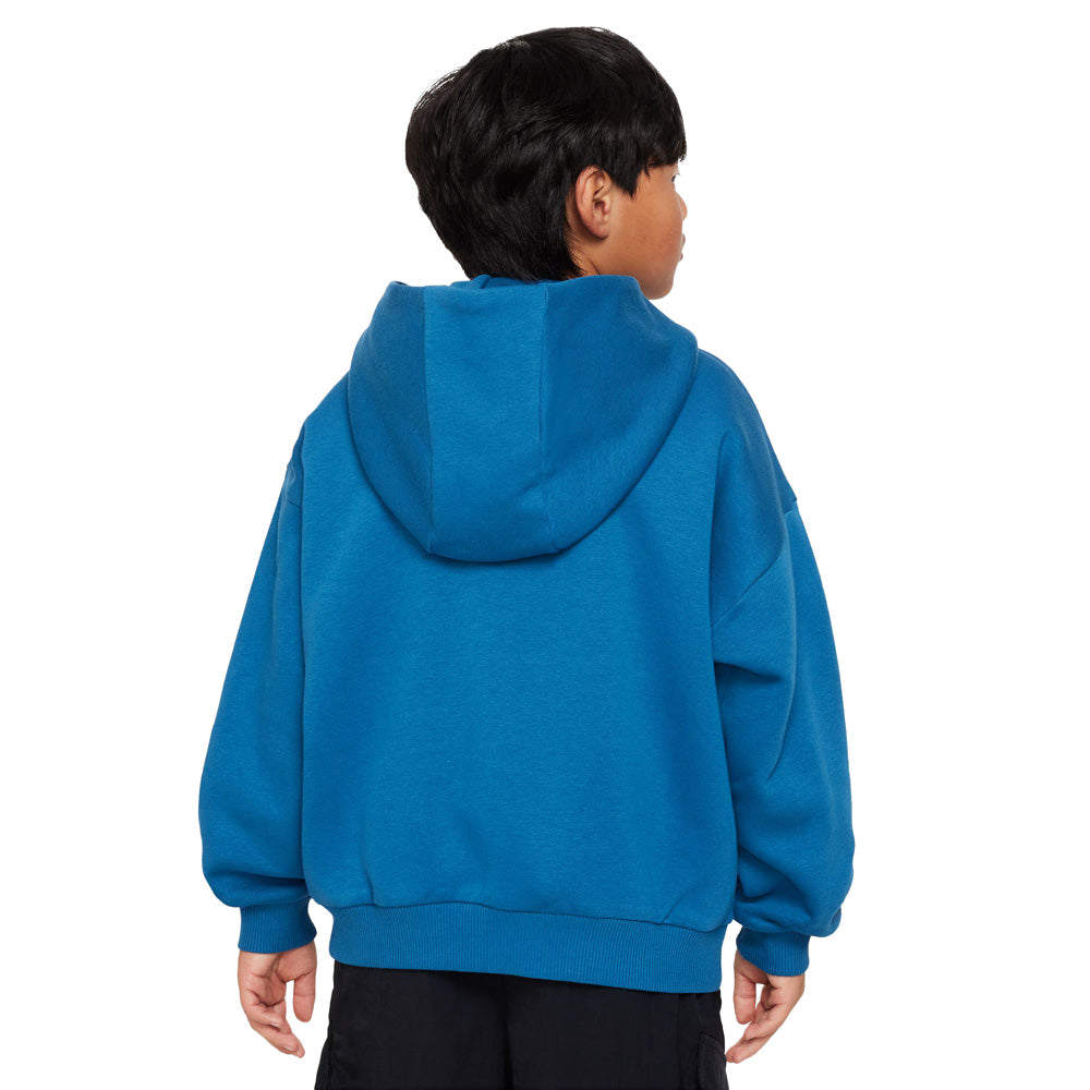 Nike SB Big Kid's Icon Fleece Industrial Blue/White