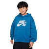 Nike SB Big Kid&#39;s Icon Fleece Industrial Blue/White
