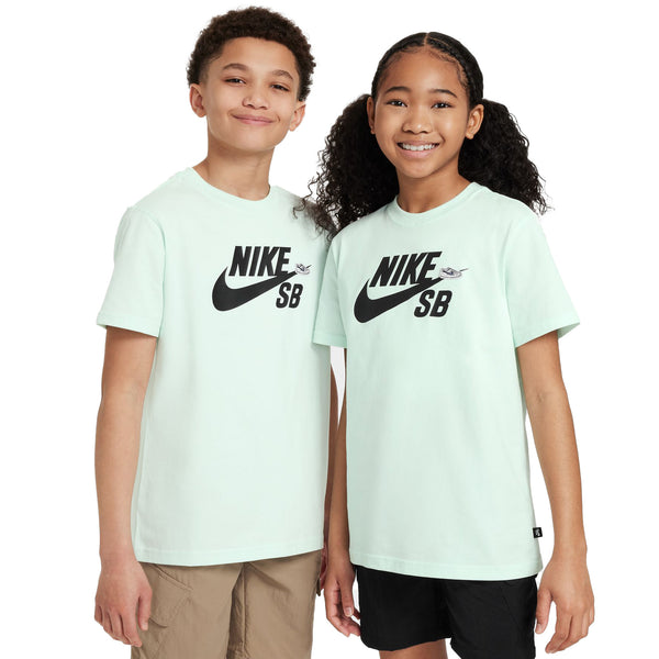 Nike SB Big Kids' T-Shirt Barely Green - Orchard Skateshop