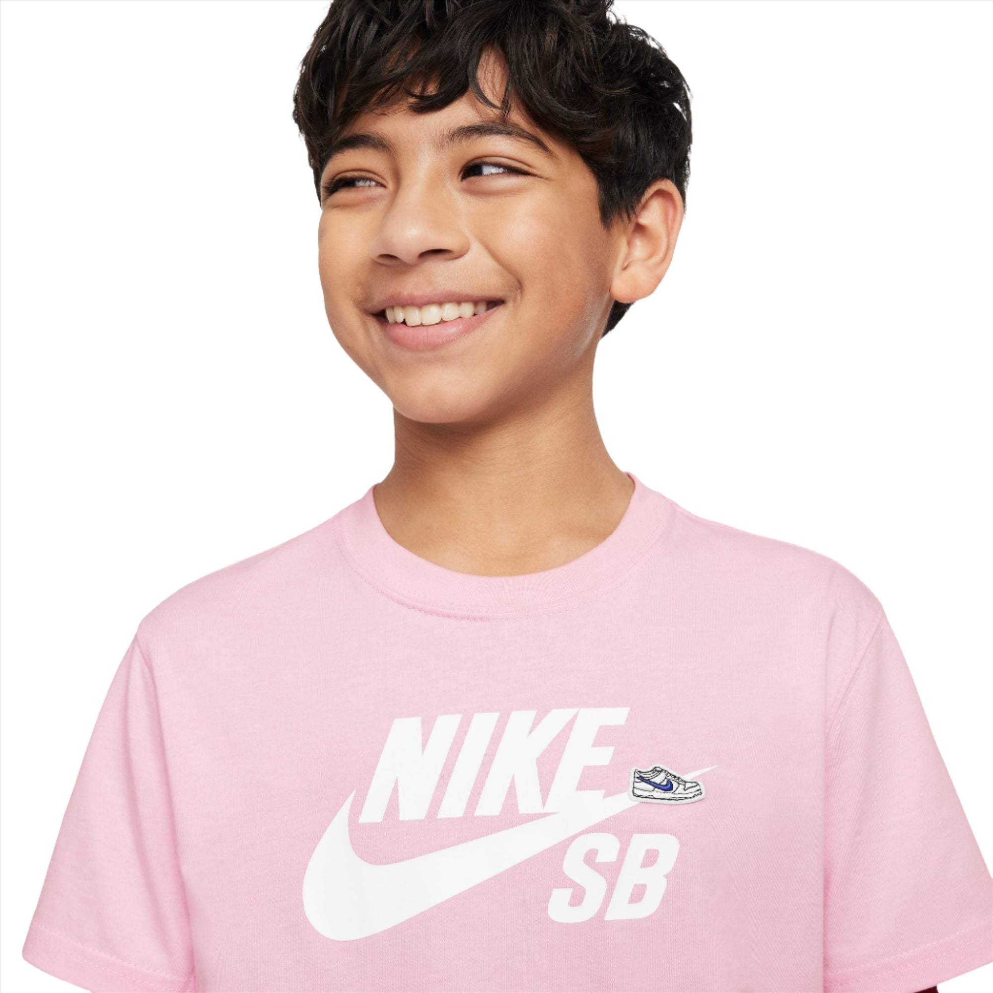 Nike SB Big Kids' T-Shirt Medium Pink