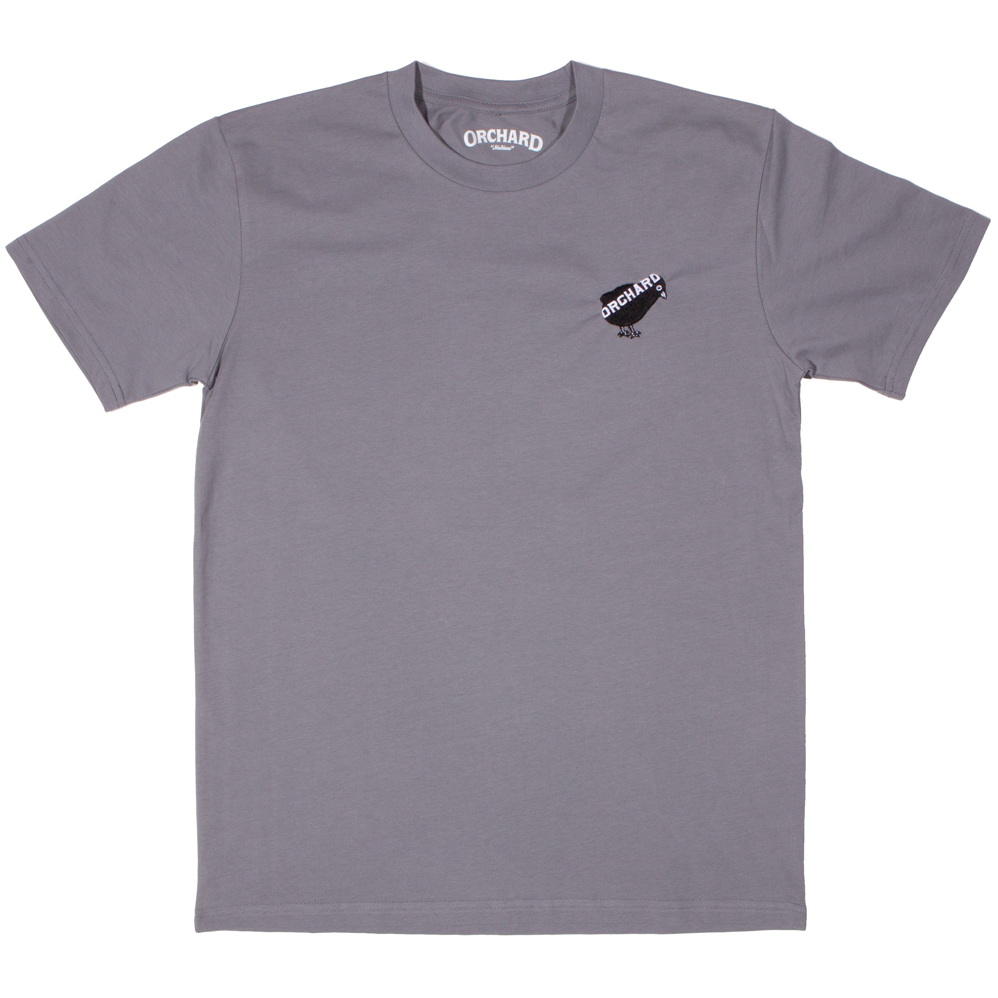 Orchard Bird Logo Emb Tee Gravel