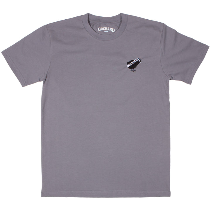 Orchard Bird Logo Emb Tee Gravel