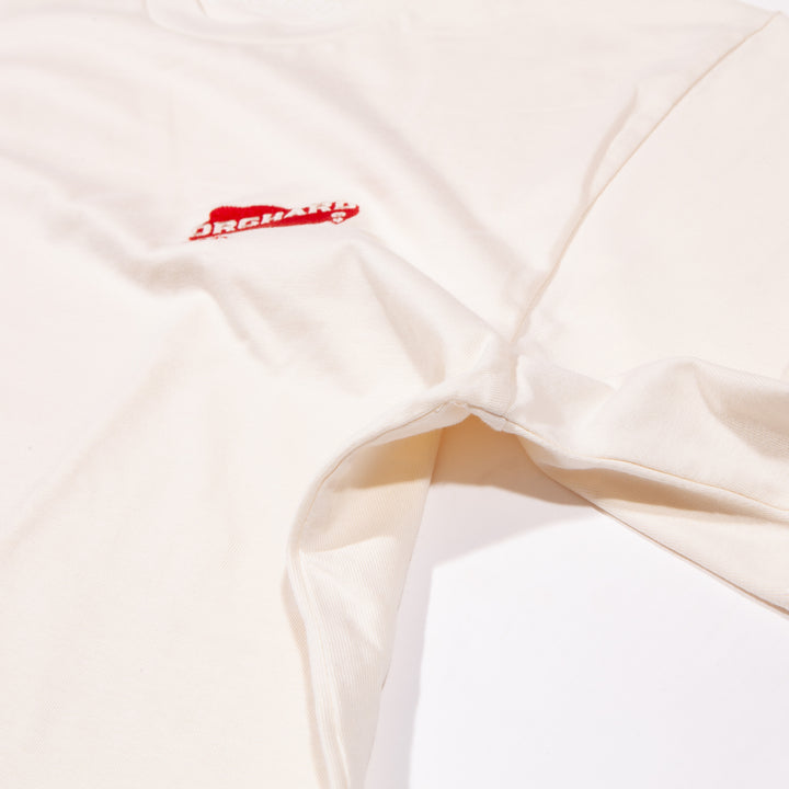Orchard Bird Logo Emb Tee Ecru