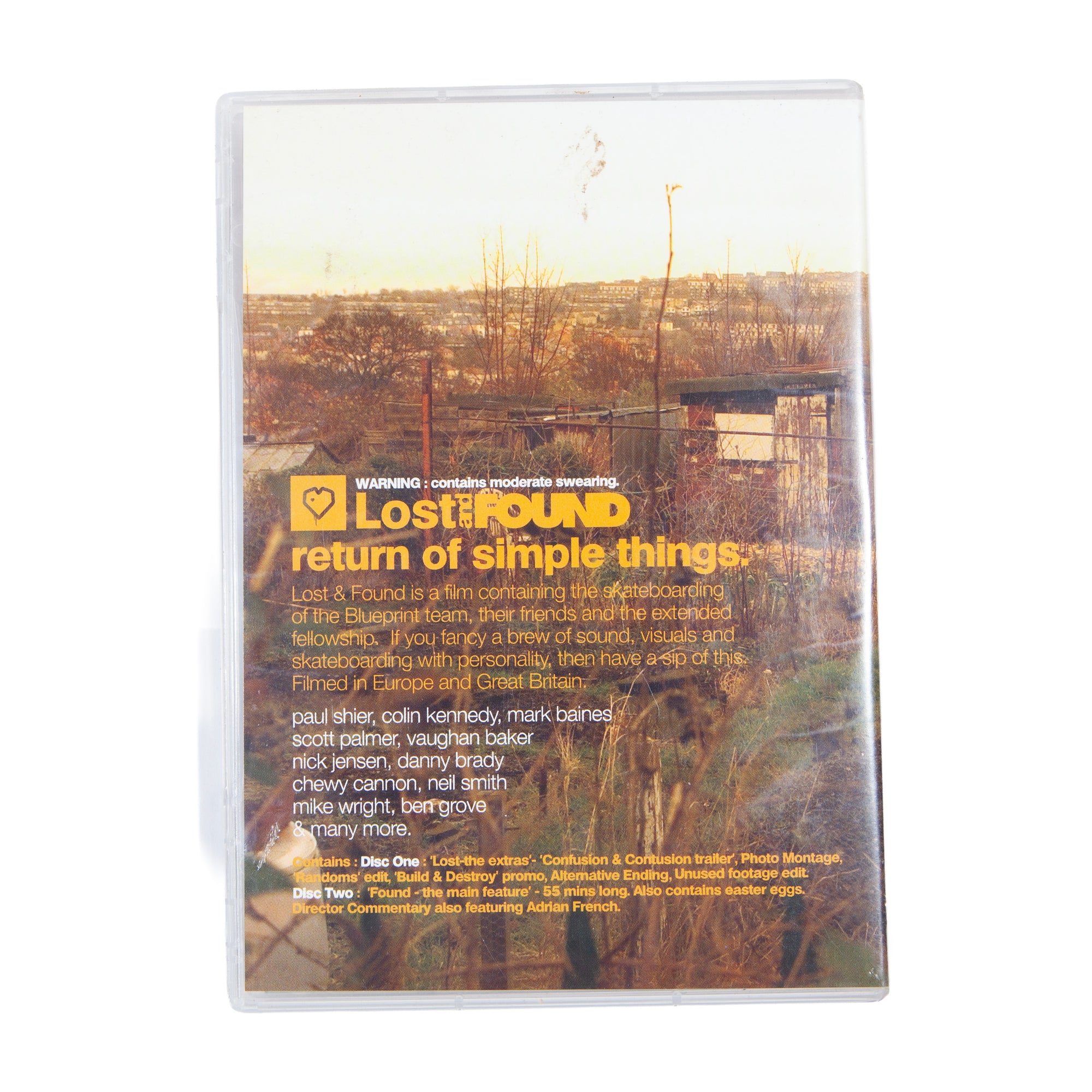 Overripe DVD Blueprint Lost And Found