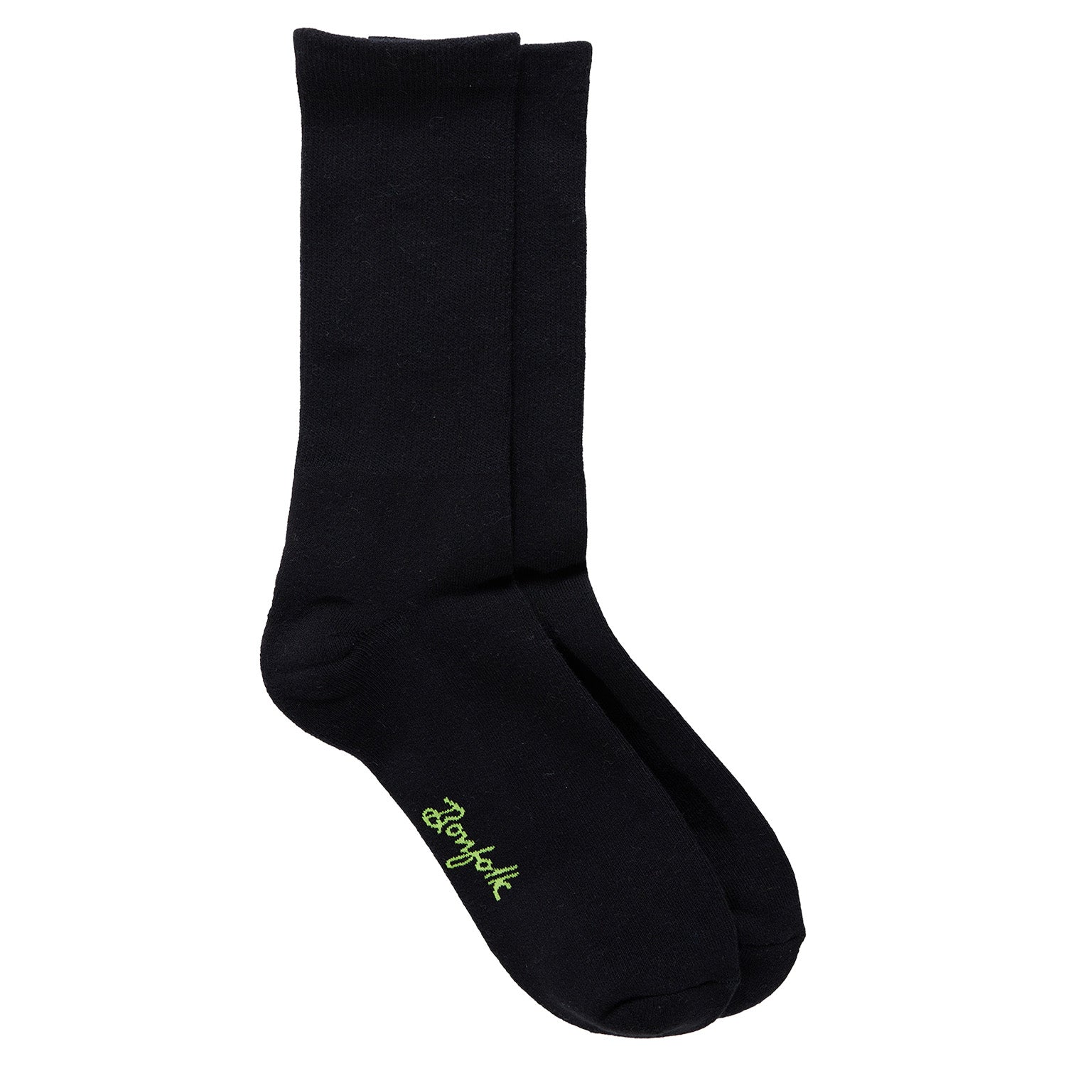 Bonfolk Daily Crew Sock 3 Pack Black