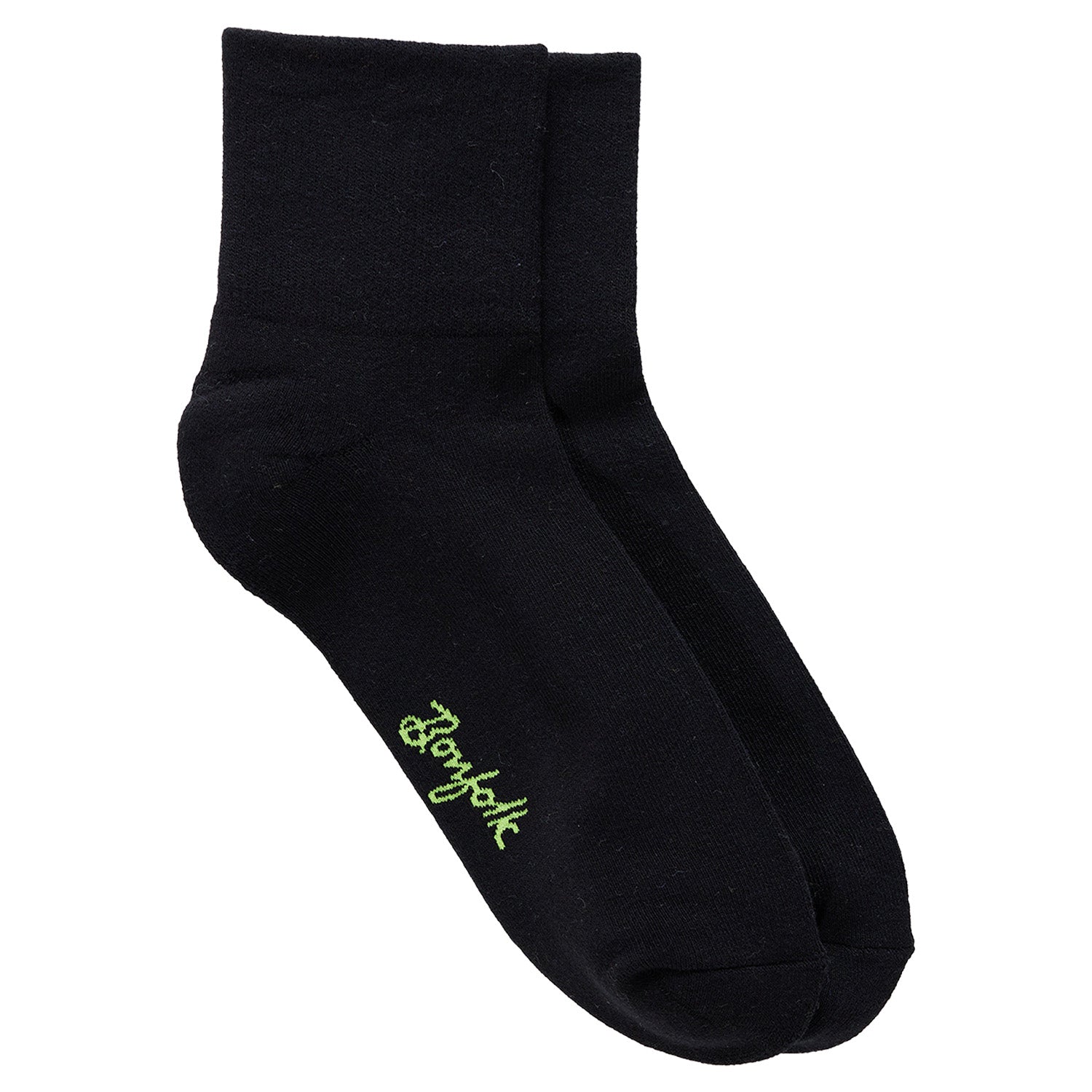 Bonfolk Daily Quarter Sock 3 Pack Black
