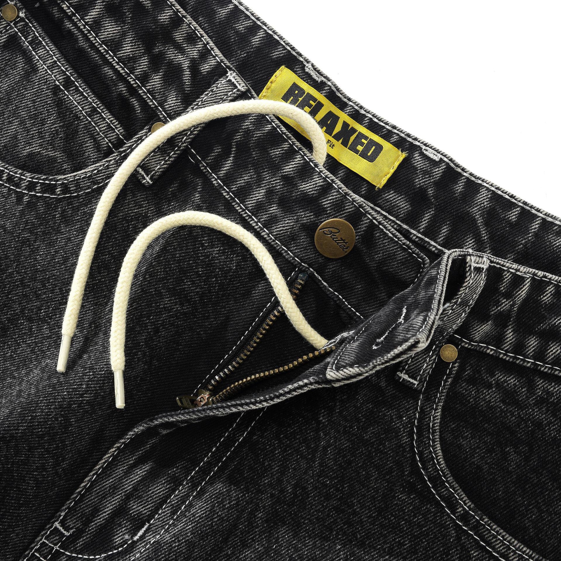 Butter Goods Art Denim Jeans Washed Black