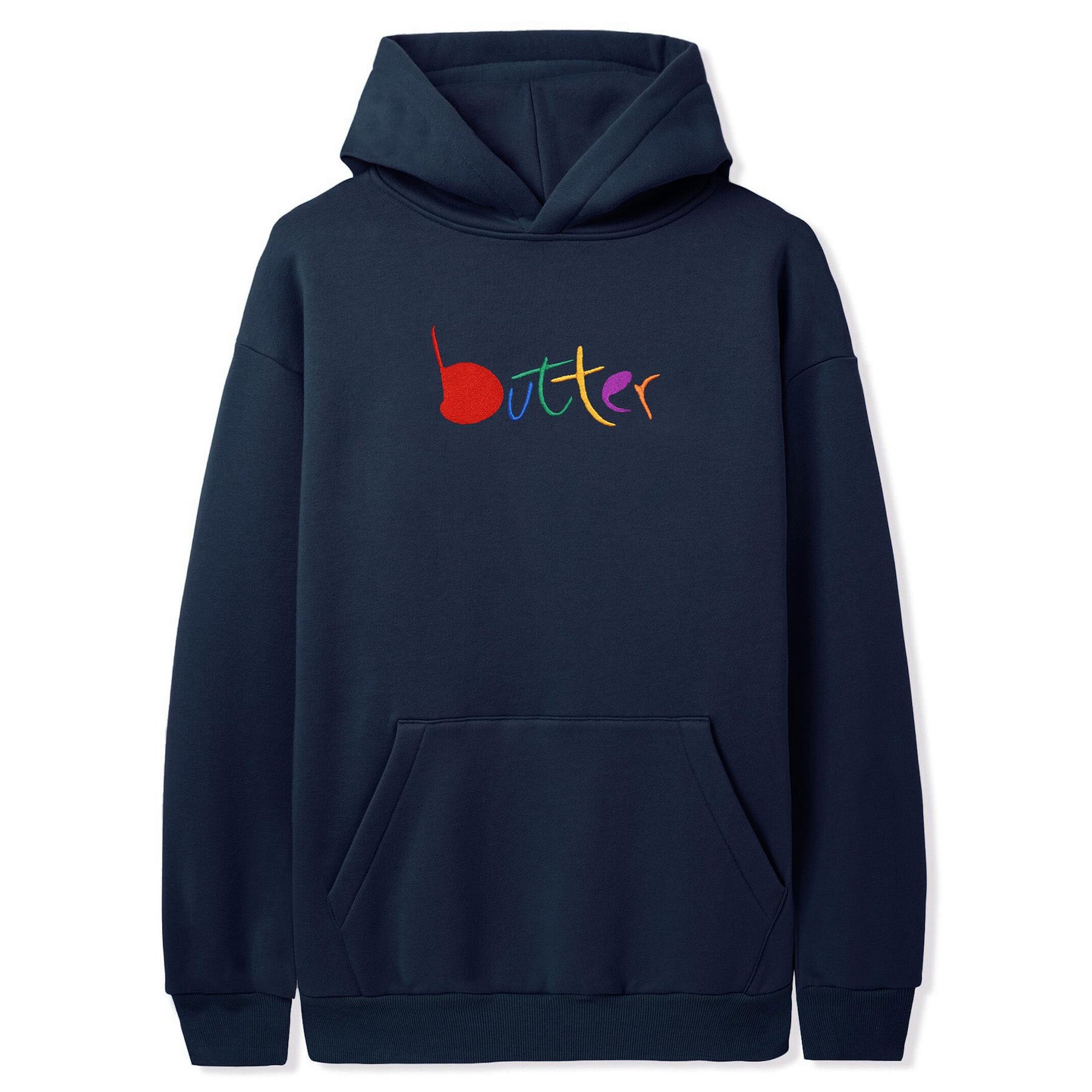 Butter Goods Art Pullover Hood Navy