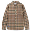 Butter Goods Bear Flannel Shirt Khaki