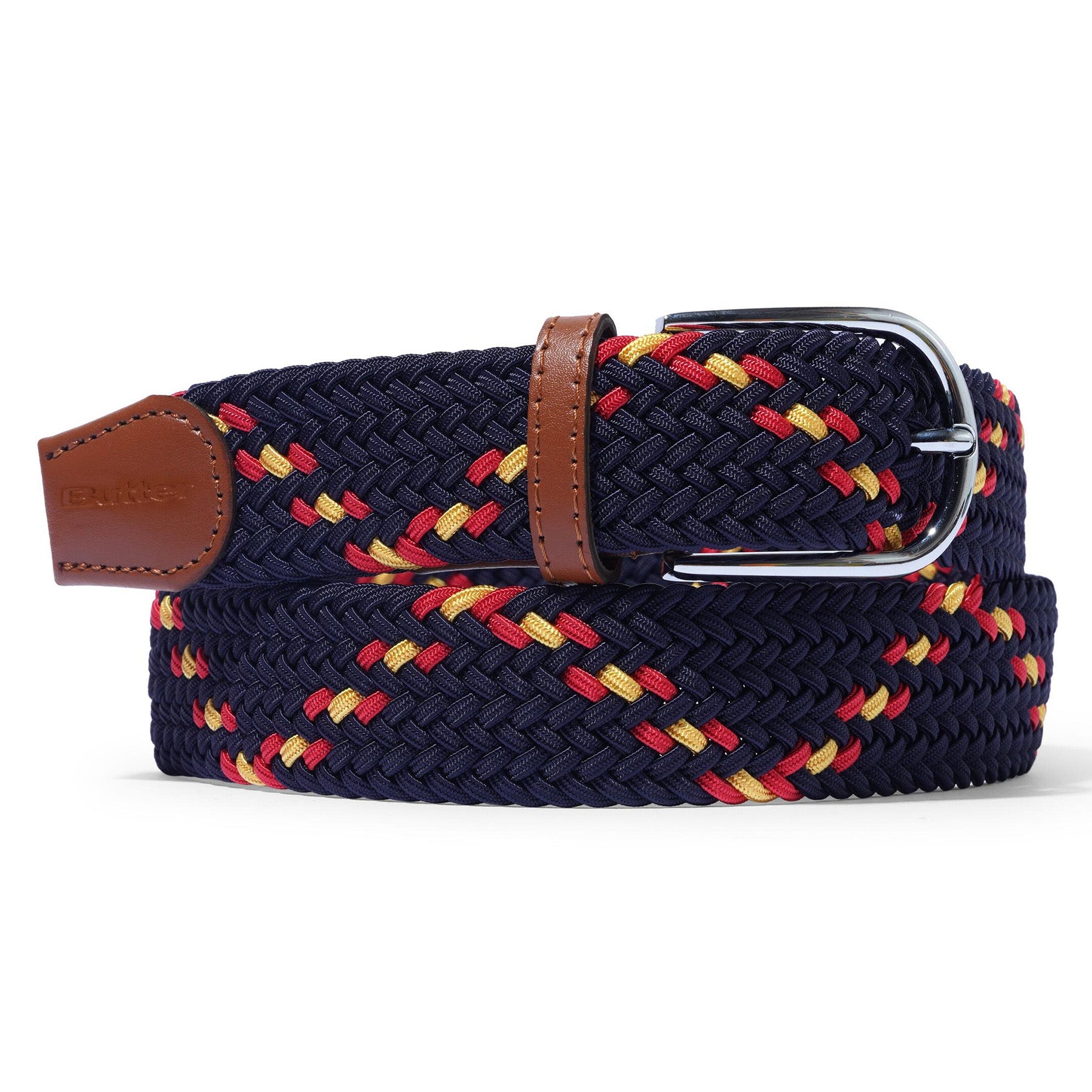 Butter Goods Braided Belt Navy