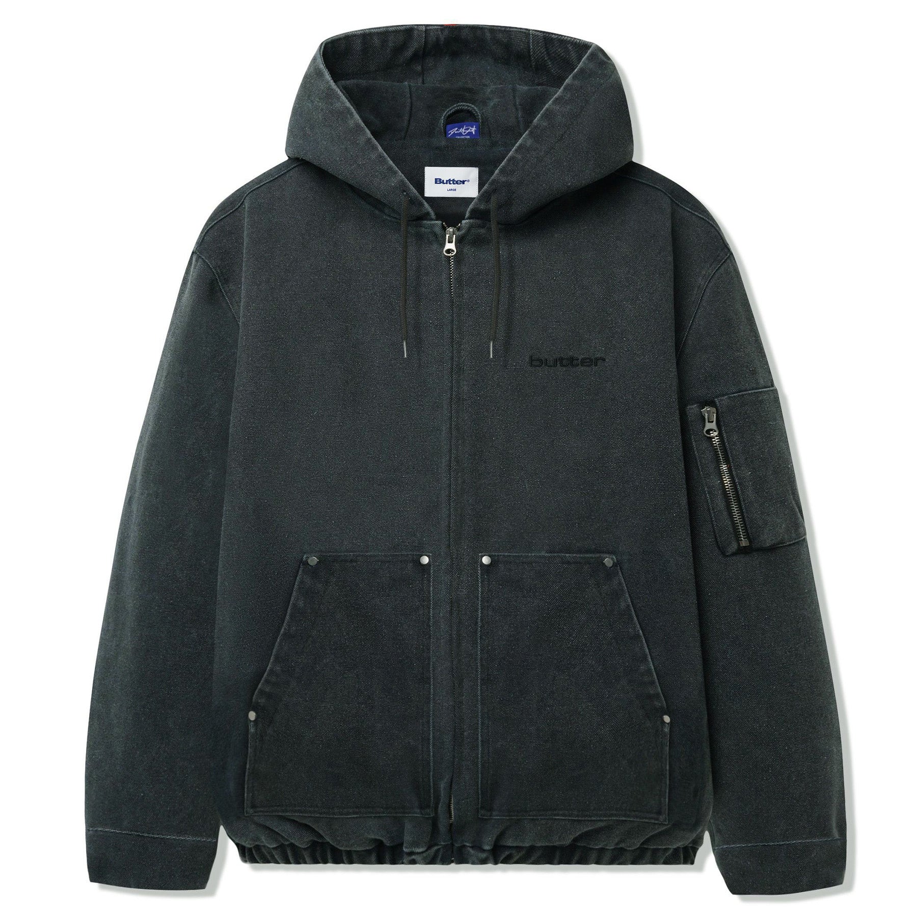 Butter Goods Davide Work Jacket Black