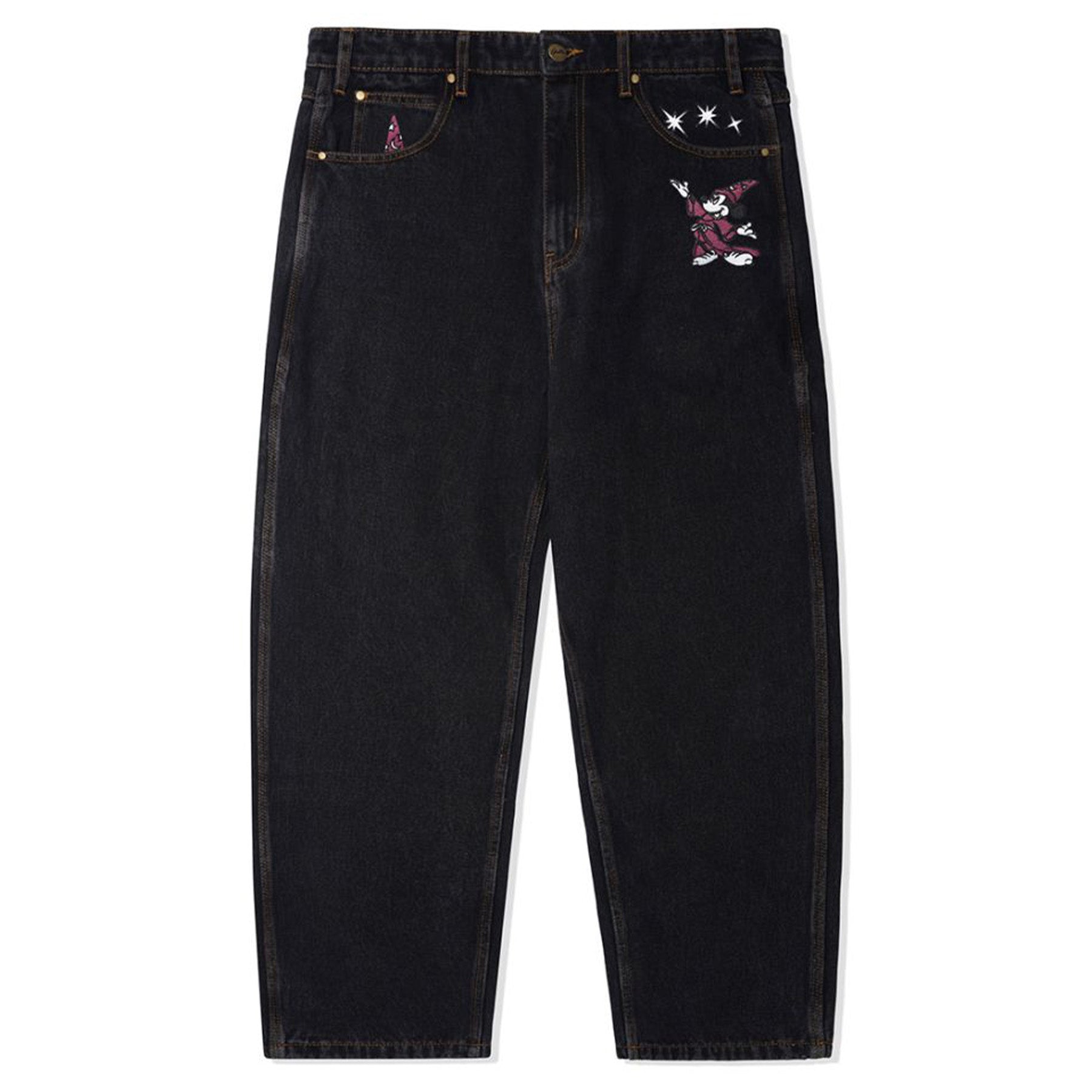 Butter Goods x Disney Fantasia Baggy Denim Jeans Washed Black