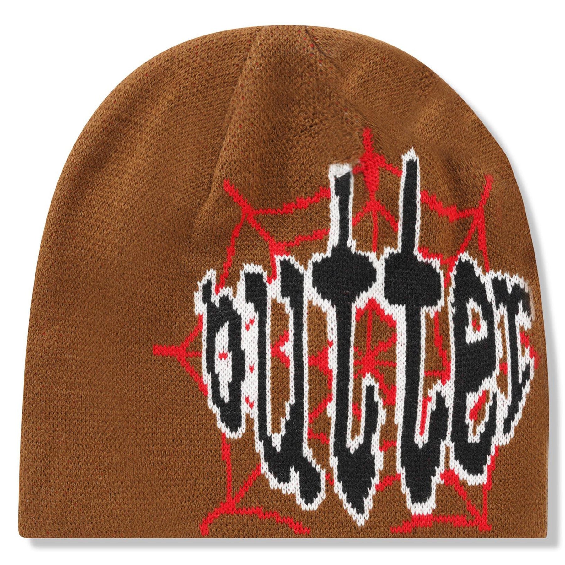 Butter Goods Frenzy Skully Beanie Brown