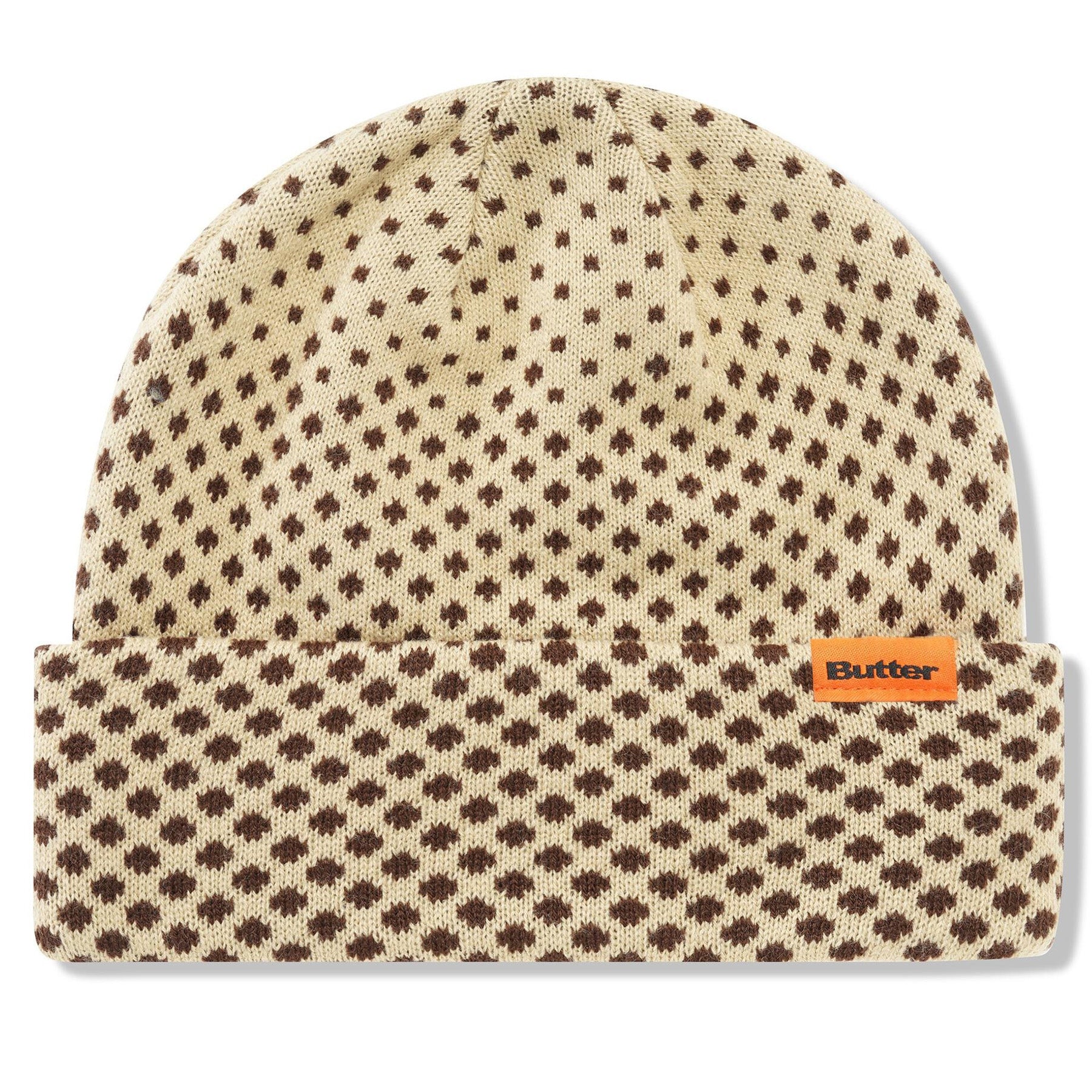 Butter Goods Halftone Cuff Beanie Brown