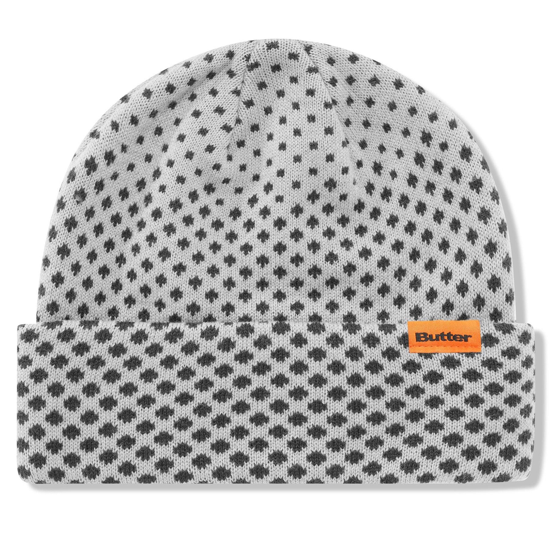 Butter Goods Halftone Cuff Beanie Grey