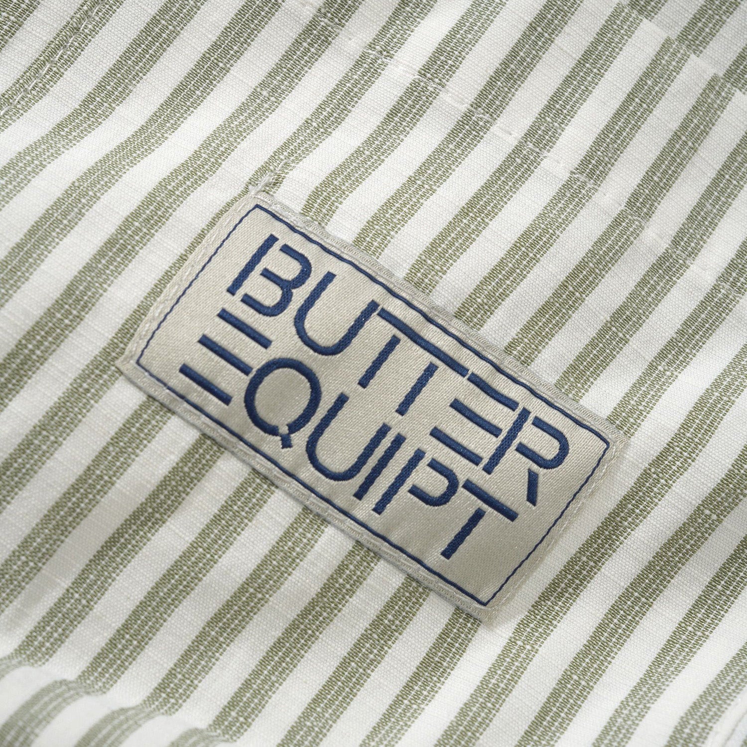 Butter Goods Hickory SS Shirt Khaki Stripe