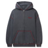 Butter Goods Jive Zip Thru Hood Washed Black