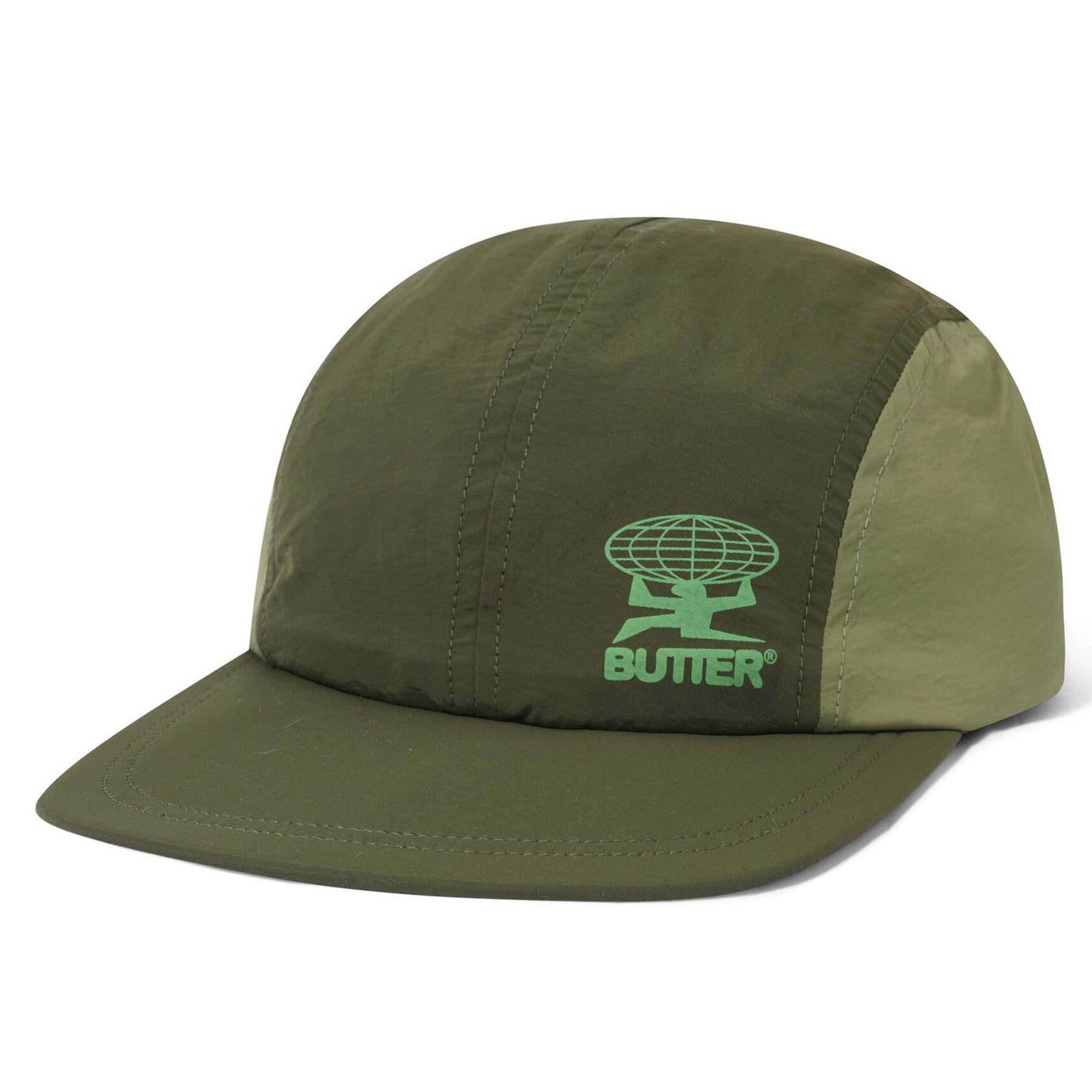 Butter Goods Nylon 4 Panel Cap Army/Sage