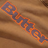 Butter Goods Nylon Logo Applique Pullover Hood Brown