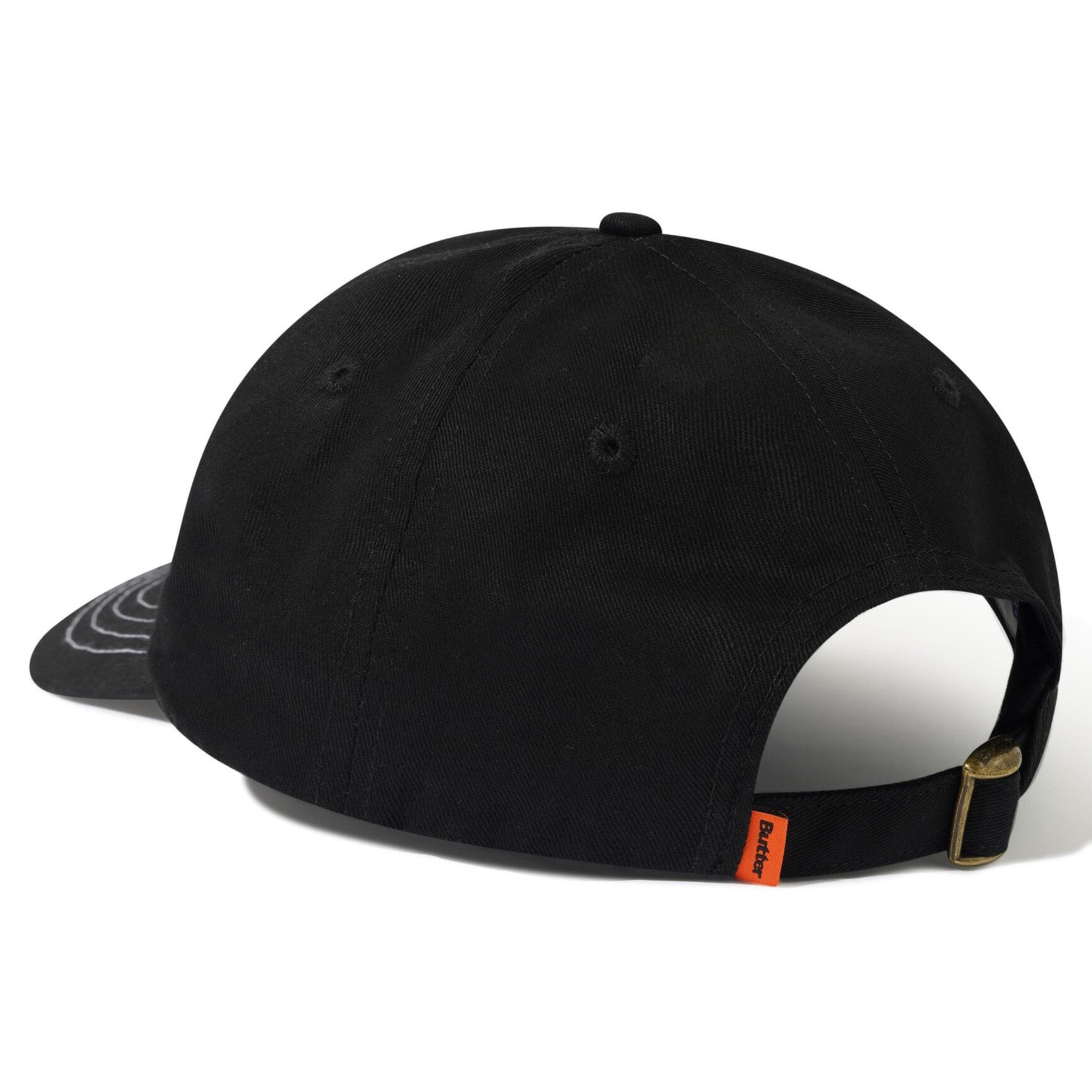 Butter Goods Radio 6 Panel Cap Black