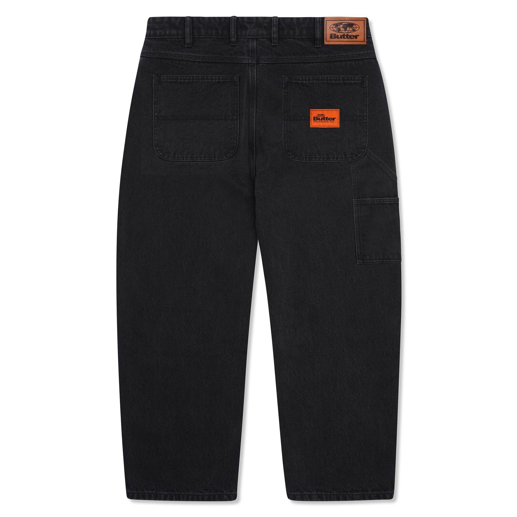 Butter Goods Santosuosso Double Knee Denim Jeans Washed Black