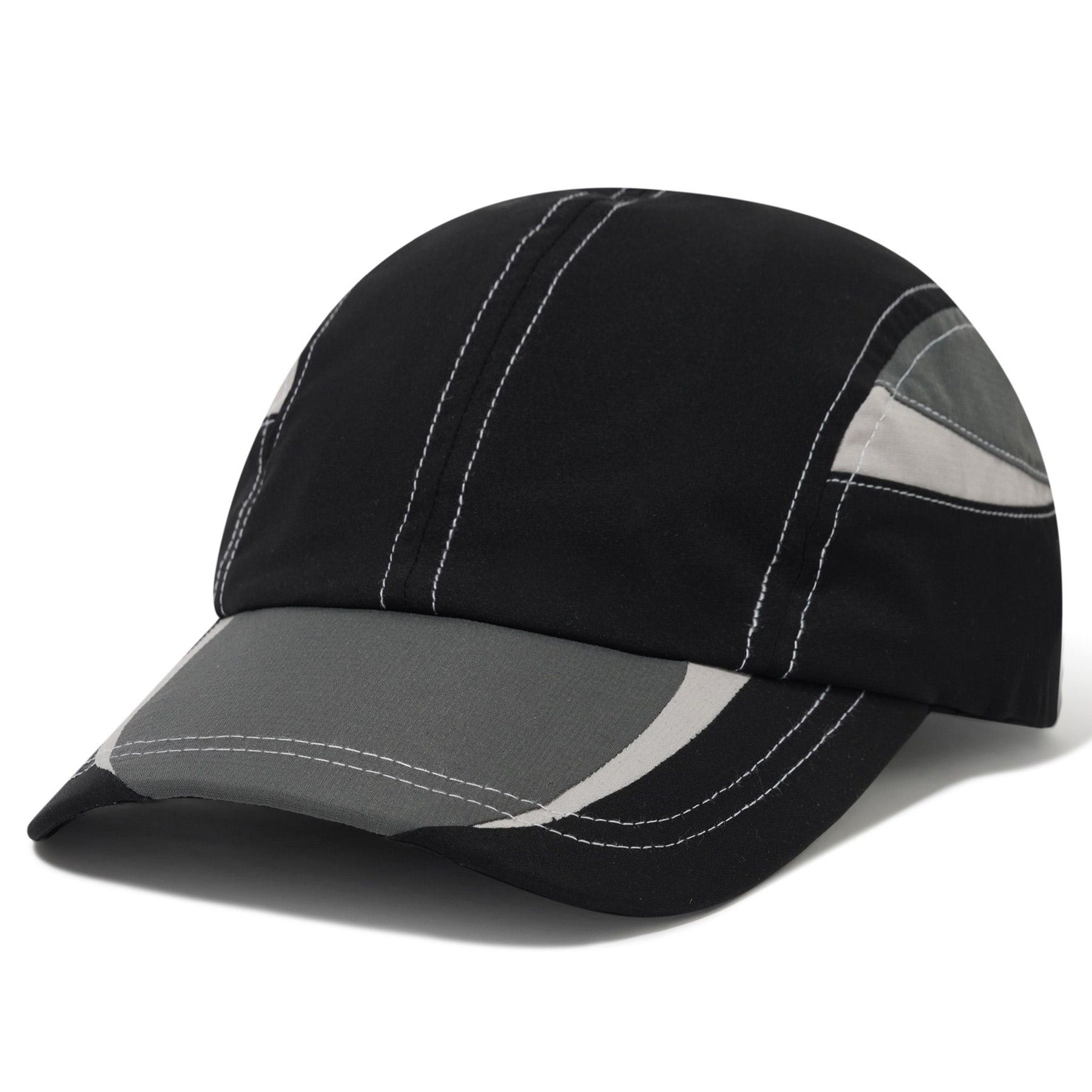 Butter Goods Sprint 4 Panel Cap Black - Orchard Skateshop