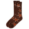 Butter Goods Star Socks Oak