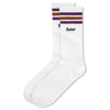 Butter Goods Stripe Socks White Q125