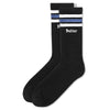 Butter Goods Stripe Socks Black Q424