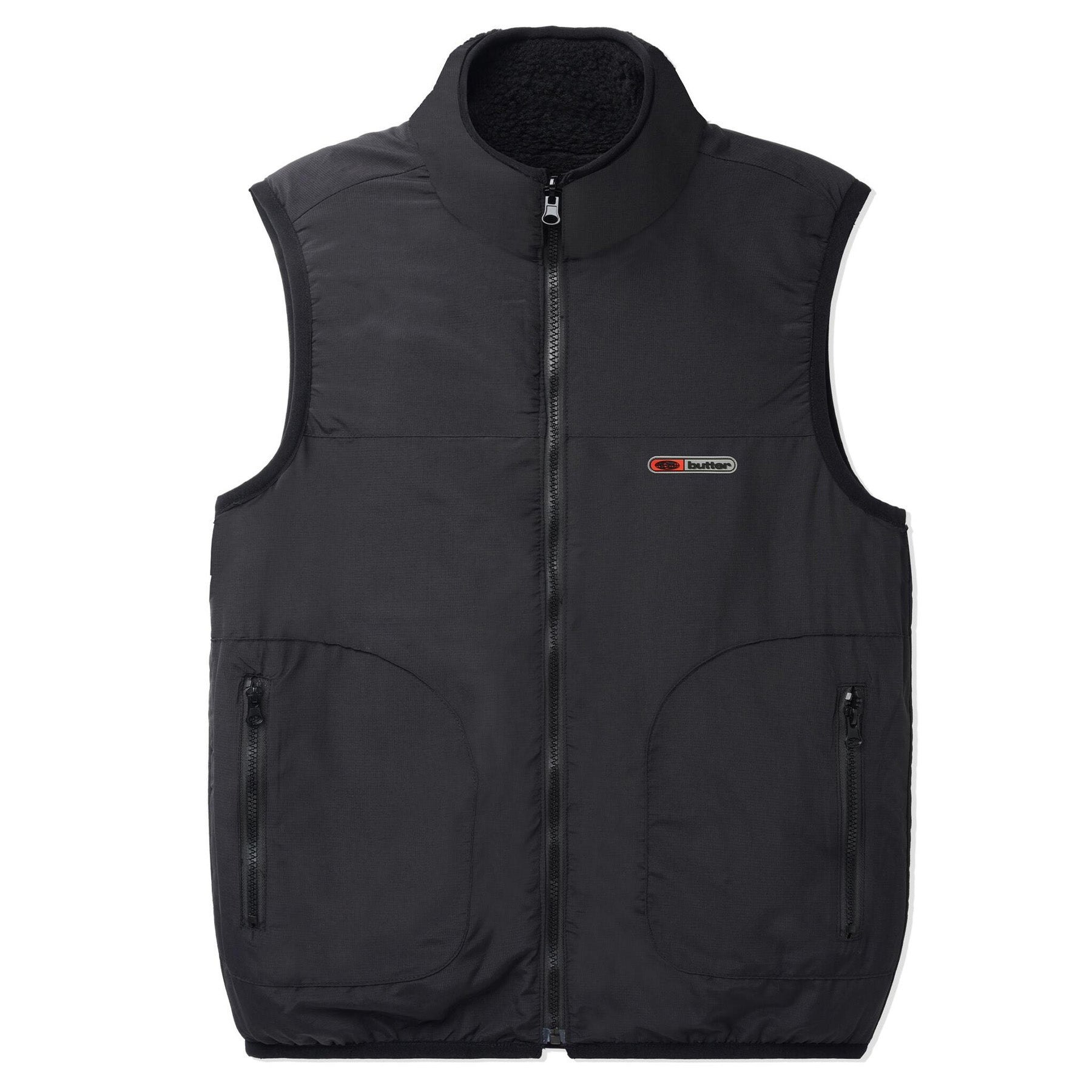 Butter Goods Terrain Reversible Vest Black