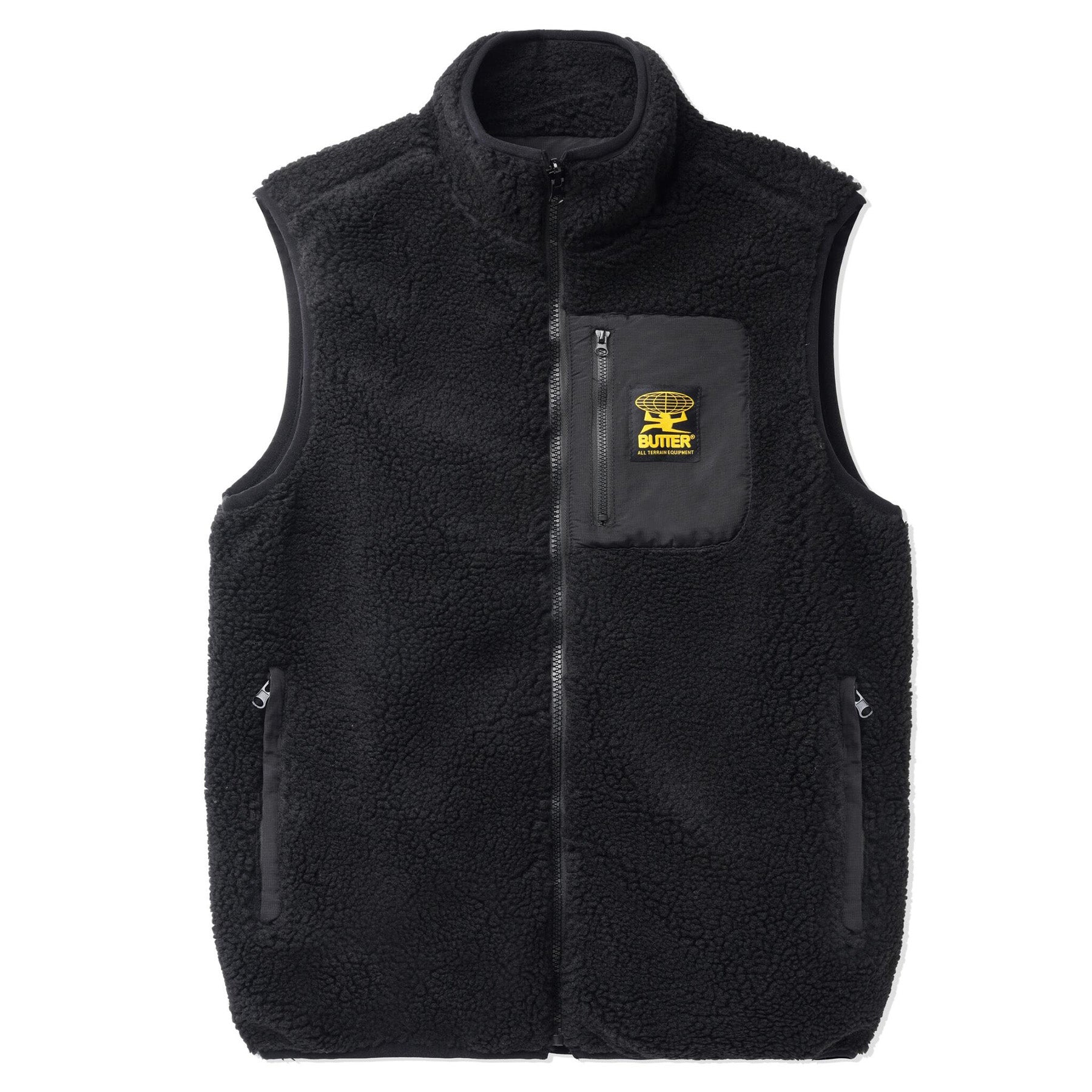 Butter Goods Terrain Reversible Vest Black