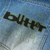 Butter Goods Warped Denim Jeans Washed Mid Blue