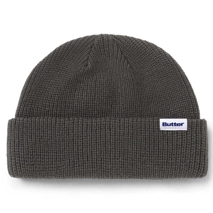 Butter Goods Wharfie Beanie Charcoal 2025