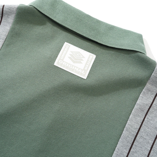 【BUTTER GOODS】X UMBRO ATHLETICA SS POLO ポロシャツ Butter x Umbro Athletica SS Polo Shirt Sage - Orchard Skateshop