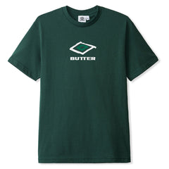 【注目コラボ・関税・送料込み】BUTTER GOODS × Umbro T-shirt Butter Goods x Umbro Ball T-Shirt - Black | Flatspot