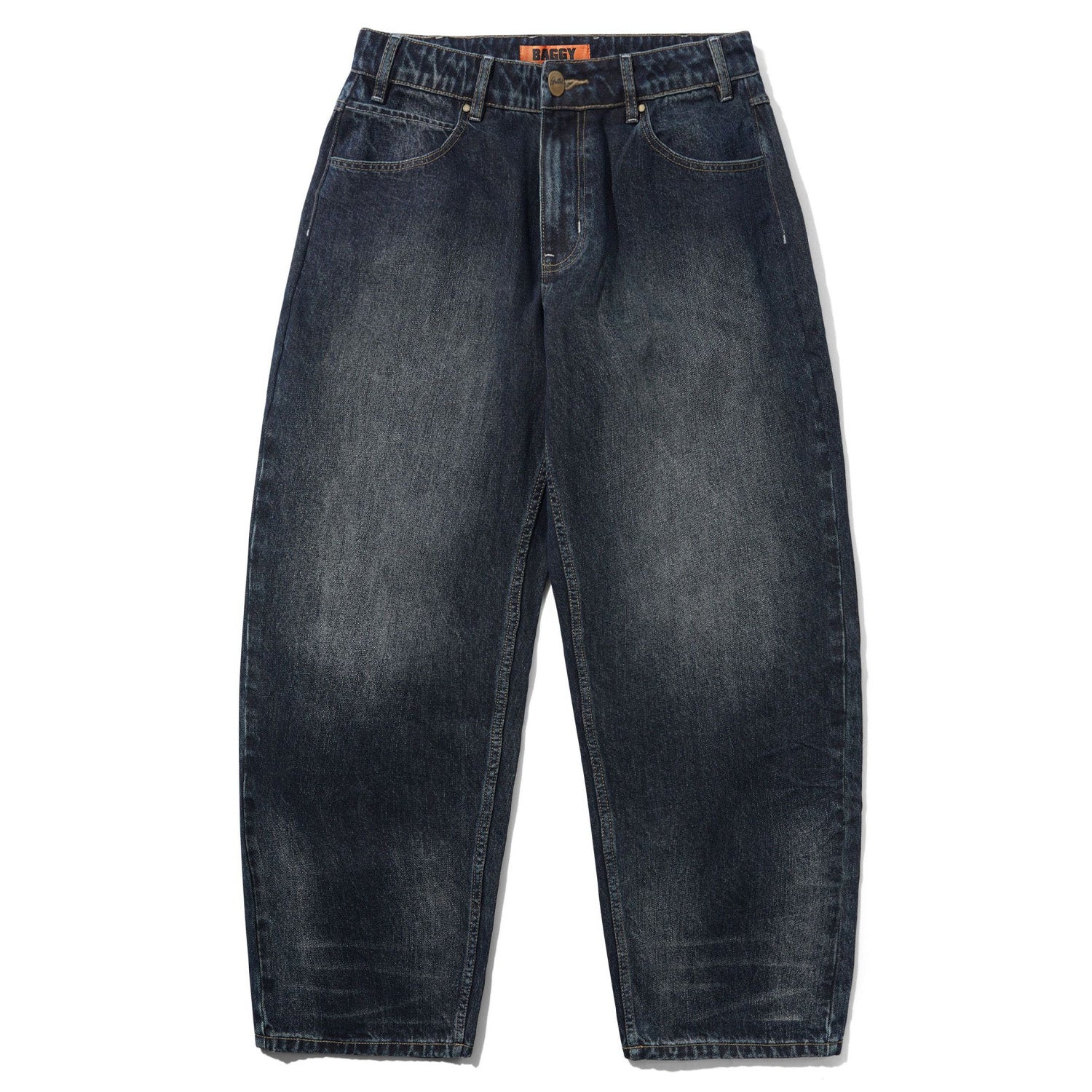 Butter Goods Solar Fade Baggy Denim Jeans Blue Tint Ripple