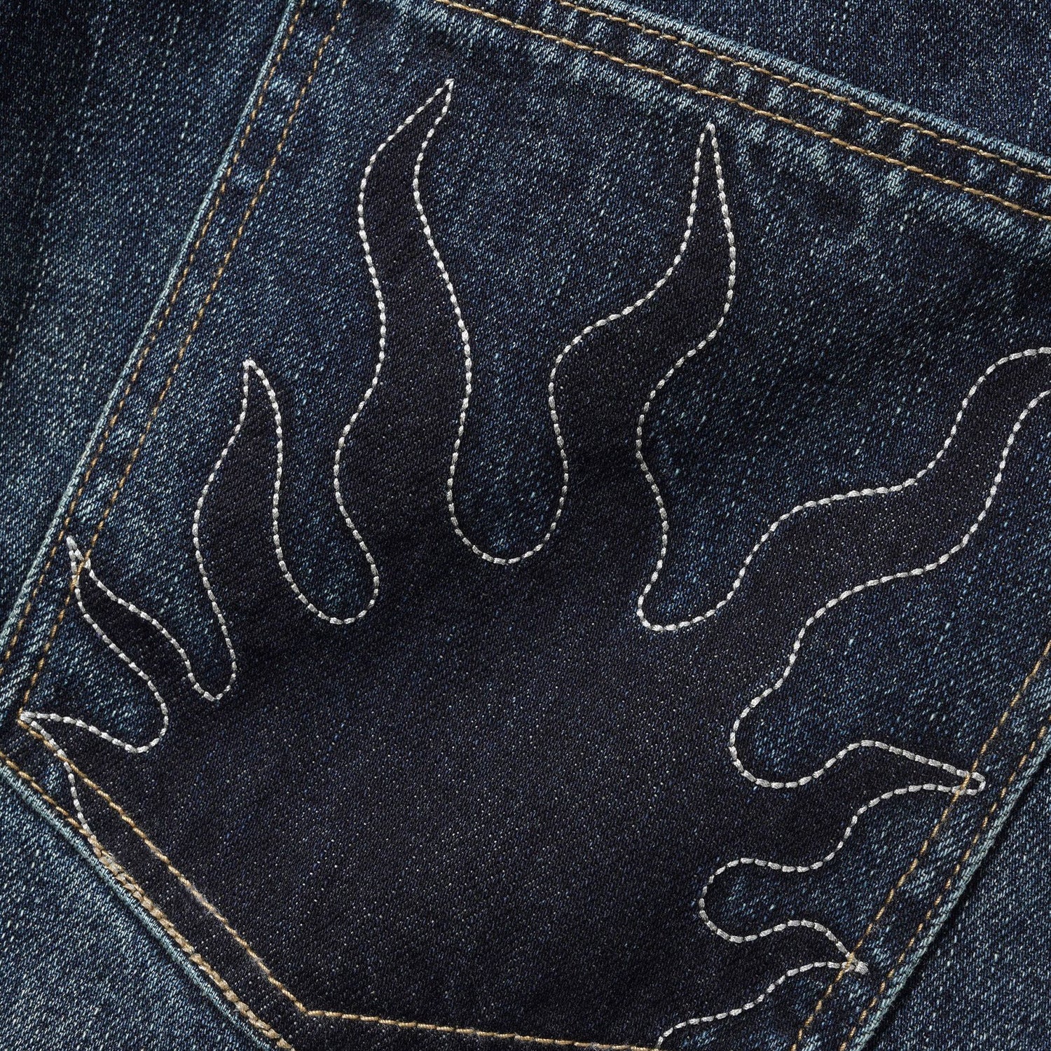 Butter Goods Solar Fade Baggy Denim Jeans Blue Tint Ripple