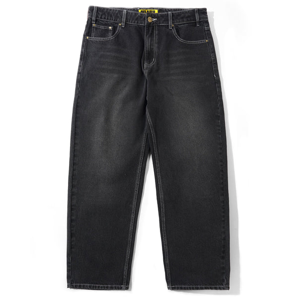 Butter Goods Ace Denim Jeans Distressed Black - Orchard