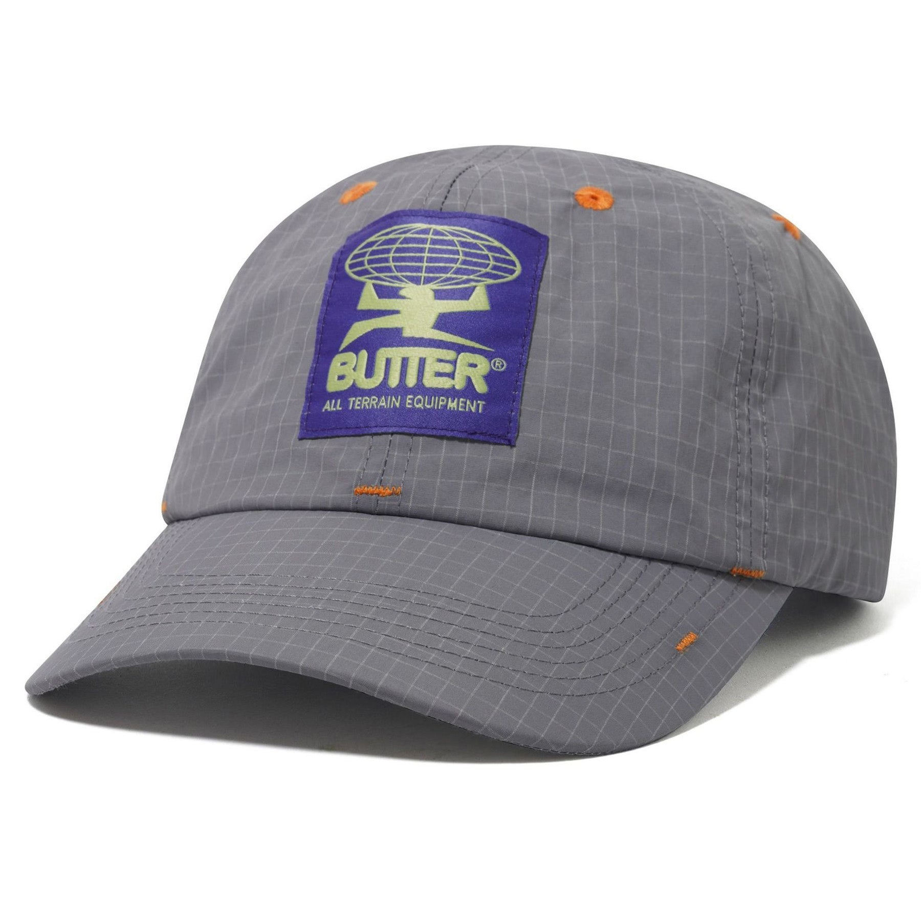 Butter Goods All Terrain 6 Panel Cap Charcoal