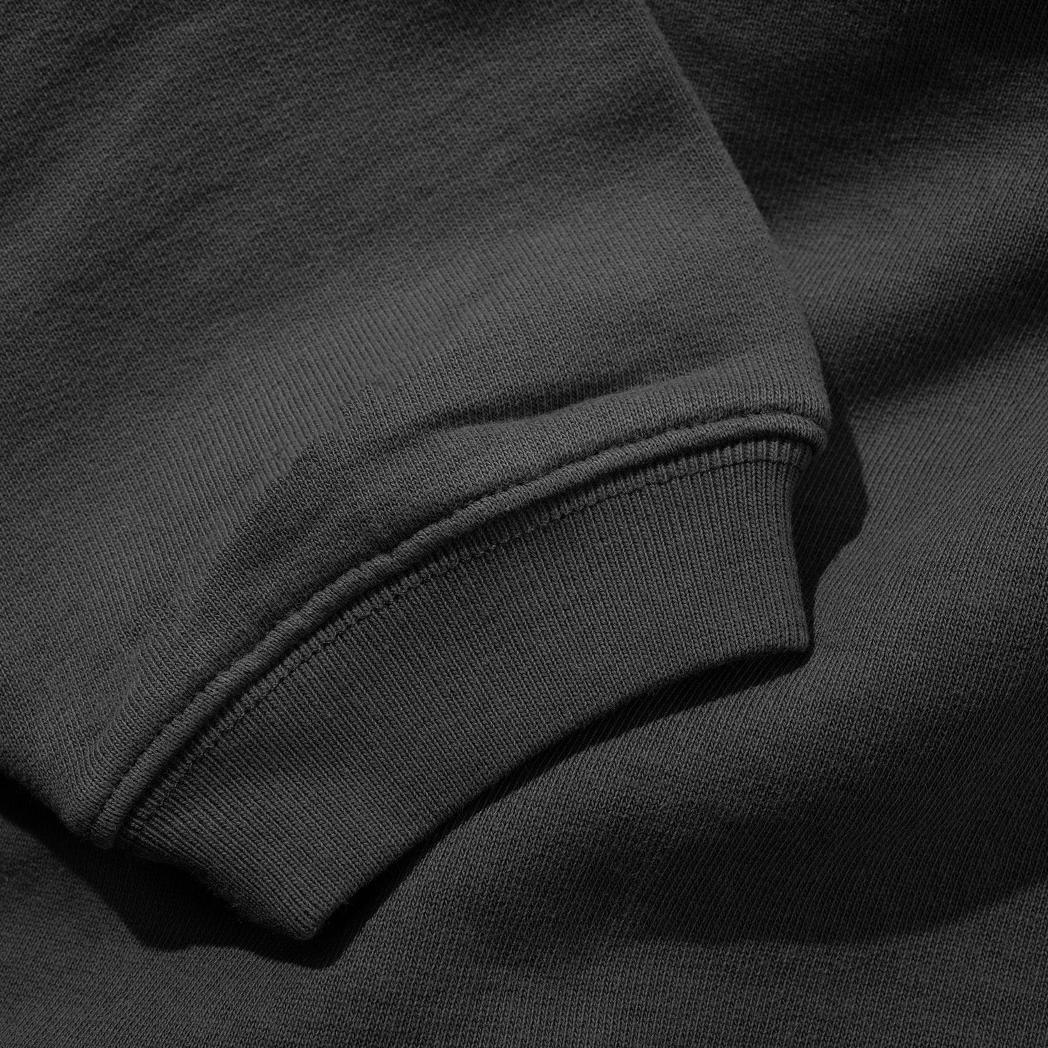 Butter Goods Alpine 1/4 Zip Sweater Washed Black