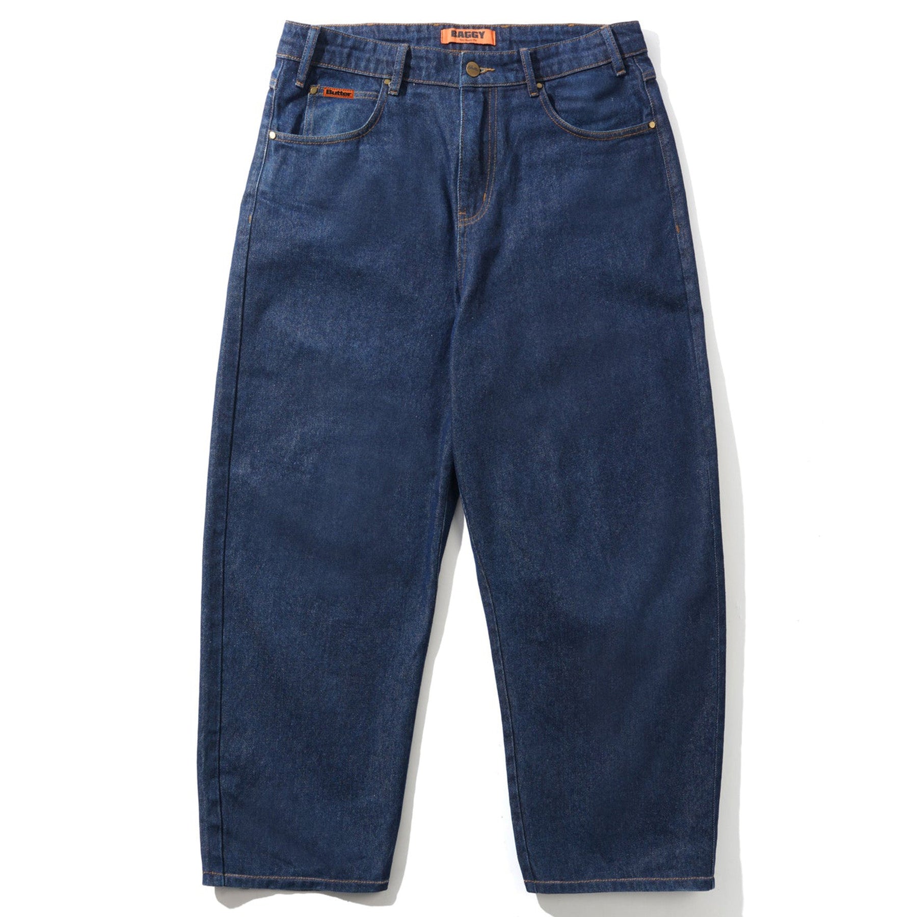 Butter Goods Baggy Denim Jeans Dark Indigo