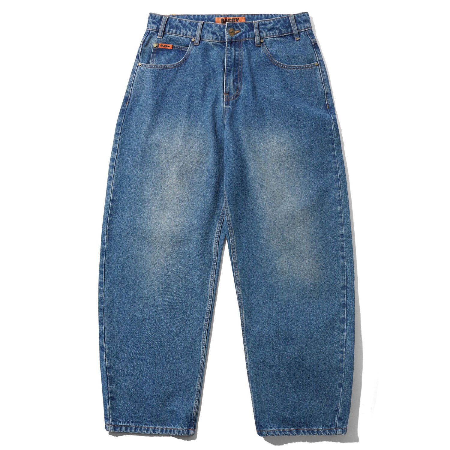 Butter Goods Baggy Denim Jeans Distressed Indigo
