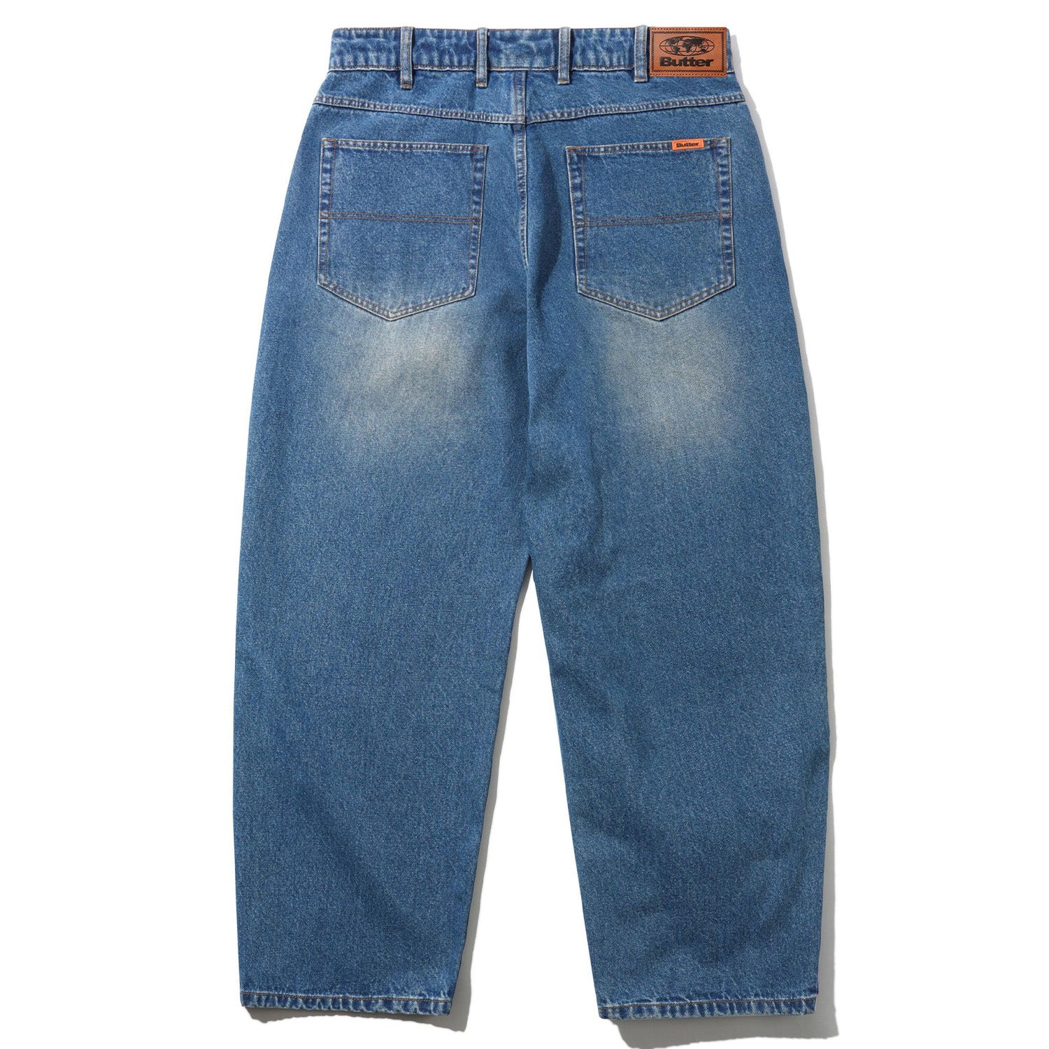 Butter Goods Baggy Denim Jeans Distressed Indigo