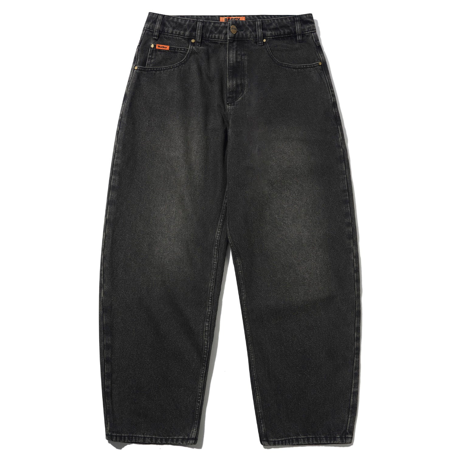 Butter Goods Baggy Denim Jeans Faded Black