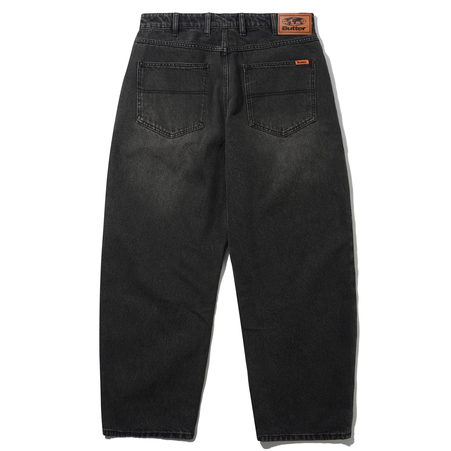 Butter Goods Baggy Denim Jeans Faded Black