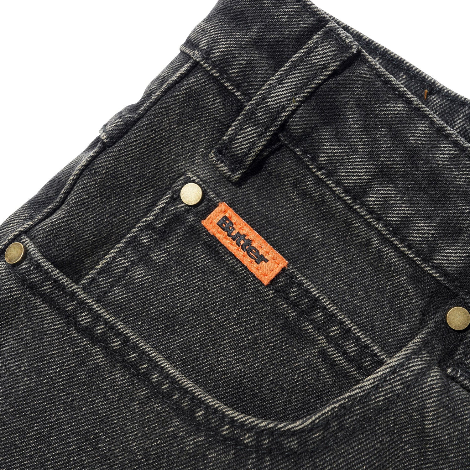 Butter Goods Baggy Denim Jeans Faded Black
