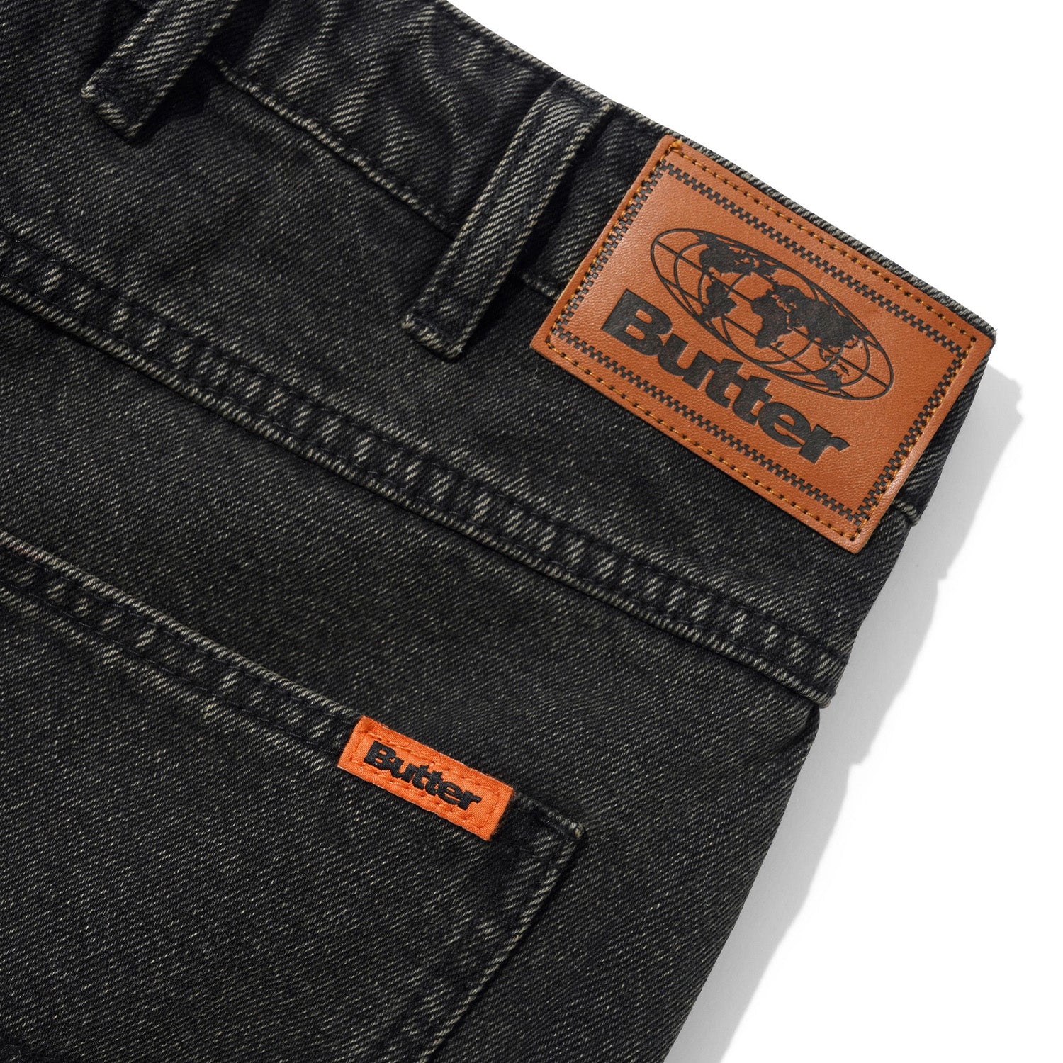 Butter Goods Baggy Denim Jeans Faded Black